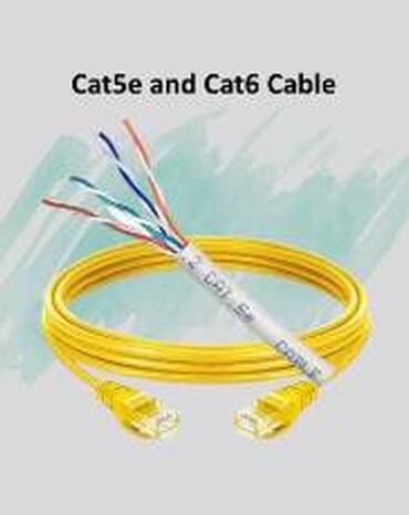 Cat5e and Cat6 Cable