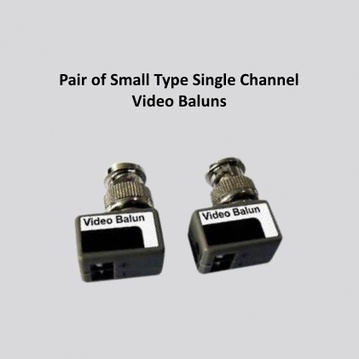 Pair of Small Type Single Channel Video Baluns