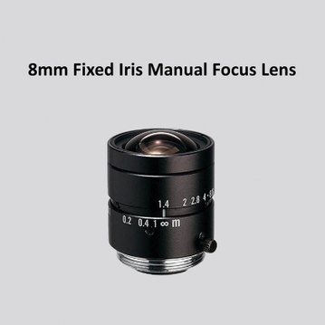 8mm Fixed Iris Manual Focus Lens