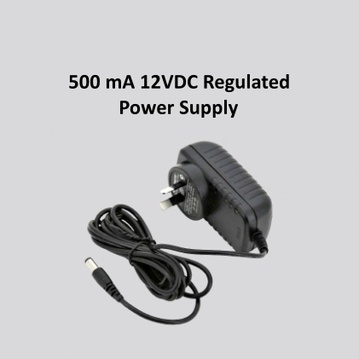 500 mA 12VDC Regulated Power Supply