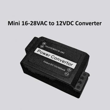 Mini 16-28VAC to 12VDC Converter