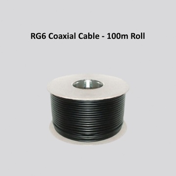 RG6 Coaxial Cable - 100m Roll