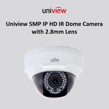 Uniview 5MP IP HD IR Dome Camera with 2.8mm Lens