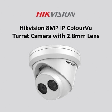 Hikvision 8MP IP AcuSense Turret Camera with 2.8mm Lens