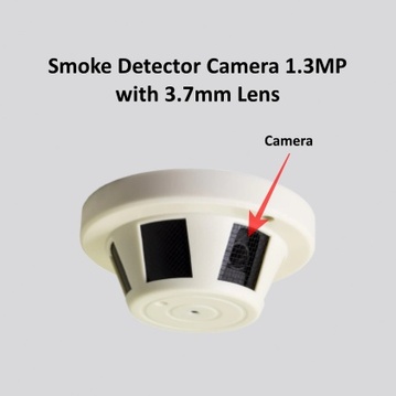 Smoke Detector Camera 1.3MP with 3.7mm Lens