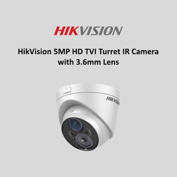 HikVision 5MP HD TVI Turret IR Camera with 3.6mm Lens