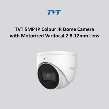 TVT 8MP IP Colour AI Dome Camera with 2.8mm Lens 