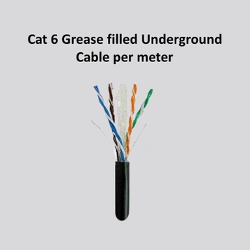 Cat 6 Grease filled Underground Cable - per meter