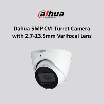 Dahua 5MP CVI Turret Camera with 2.7-13.5mm Varifocal Lens