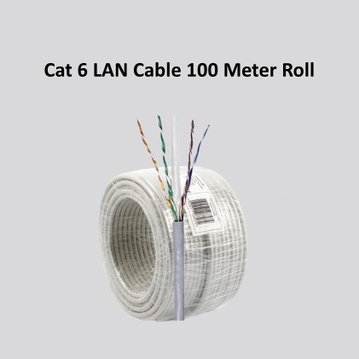 Cat 6 LAN Cable 100 Meter Roll