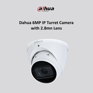 Dahua 6MP IP Turret Camera with 2.8mm Lens