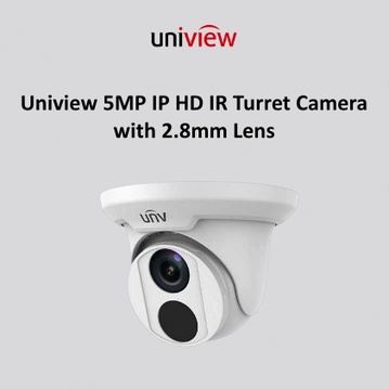 Uniview 5MP IP HD IR Turret Camera with 2.8mm Lens