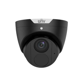 Uniview 6MP IP Easy Star Black IR Turret Camera with 2.8mm Lens