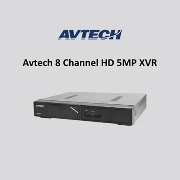 Avtech 8 Channel High Definition 5MP XVR with 2TB Hard Drive