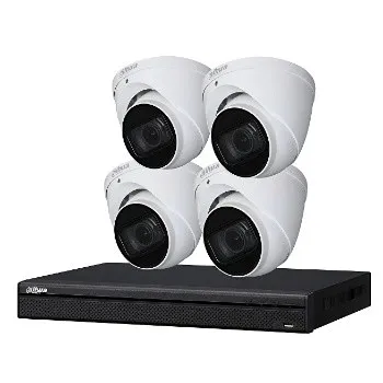 Dahua NVR Kit with 8 Channel 8MP NVR & 4 x 6MP Turret Cameras