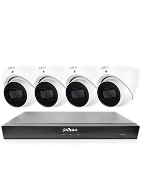 Dahua 8 Channel 8MP XVR Kit with 4 x 5MP Turret Cameras