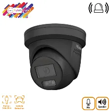 Hilook 6MP Black Active Deterrent Camera with 2.8mm Lens