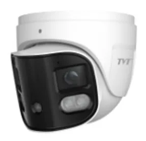 TVT 4MP 180 Degree Panoramic Dome Camera with Dual Splicing Lens